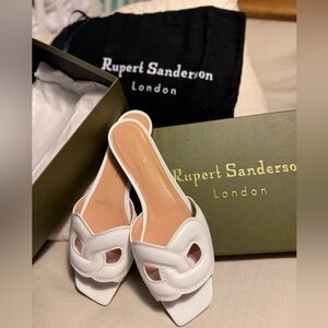 Rupert Sanderson White Sandals